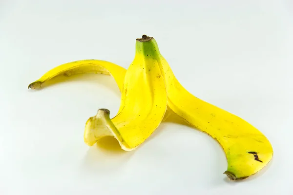 Gäng bananer på vit bakgrund. — Stockfoto