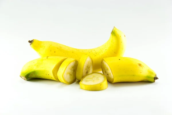 Bunch of bananas on white background. — Stock Photo, Image