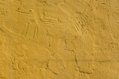 sarı boya beton duvar arka plan veya doku.
