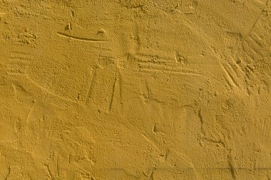 sarı boya beton duvar arka plan veya doku.