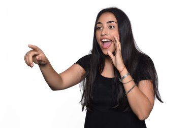 genç kadın şaşırttı.