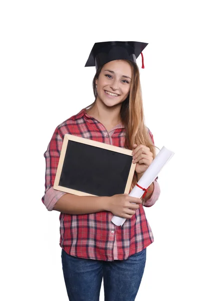 Portret van een jonge student — Stockfoto