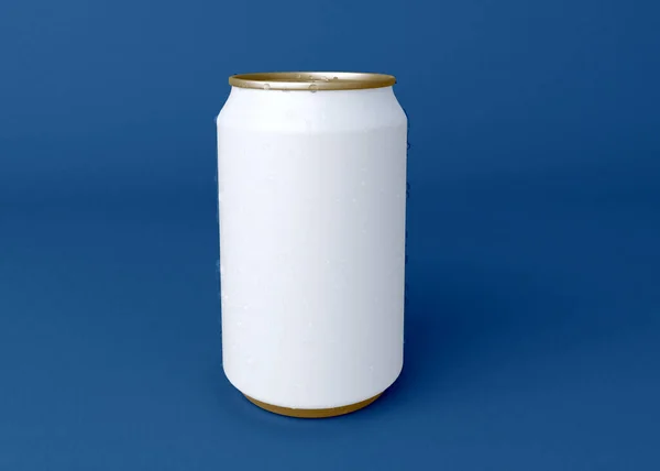 3D Illustration. Mockup of a soda can. — Stock Photo, Image