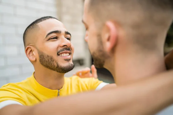 Gay couple spending time together. — Stock Photo, Image