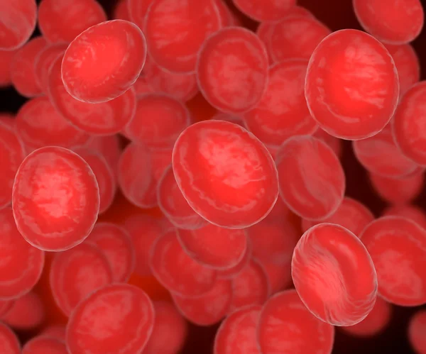 Ilustración 3D. Glóbulos rojos. —  Fotos de Stock