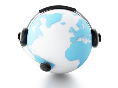 Dünya küresi. Global iletişim kavramı