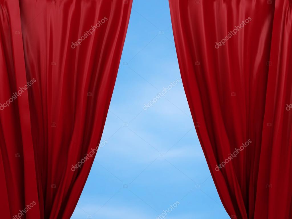 rood gordijn te openen. gratis concept — Stockfoto © nicomenijes ... rood gordijn te openen. gratis concept — Stockfoto © nicomenijes ...