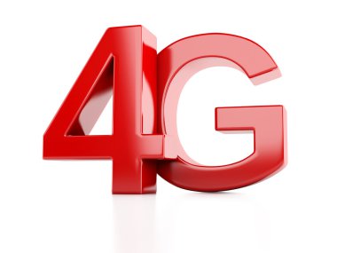  4g simgesi. Kablosuz iletişim teknolojisi kavramı