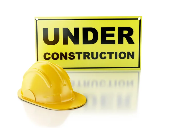 Under construction concept. 3d illustration — Stock Photo, Image