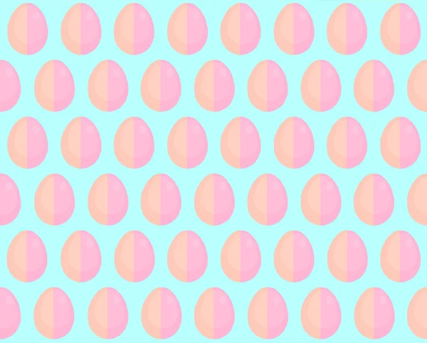 Illustration of easter eggs pattern — Stock Photo, Image