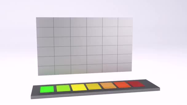 Business diagram, framgång i affärer. 3D-animering — Stockvideo