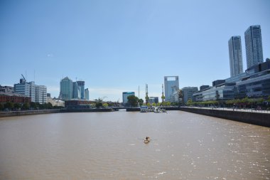Puerto Madero. Cityscape Buenos Aires, Arjantin