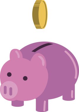 Vektör çizim. Para kavramı.