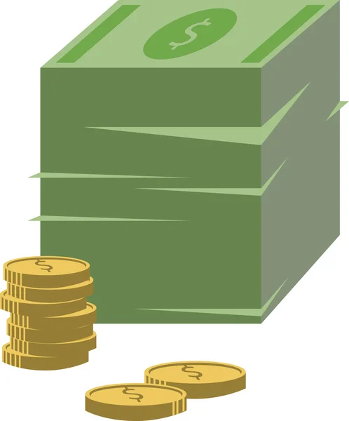 Vector illustration. Money concept. — Stock Vector