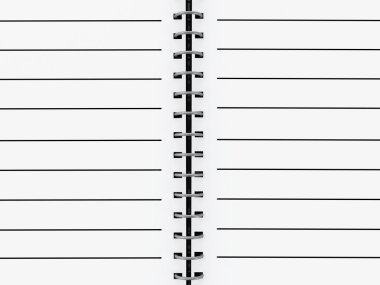 3D not defteri arka plan.