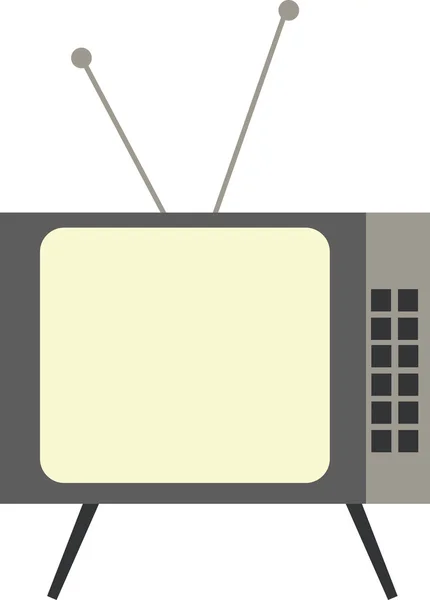 Ilustración vectorial de una televisión — Vector de stock