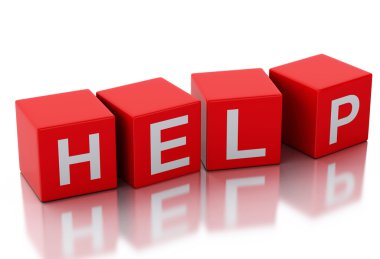 3D görüntü yardım küpler