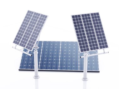 3D güneş paneli, alternatif enerji.