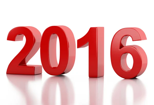 3d New Year 2016 — Stock Photo, Image