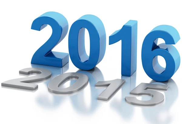 3d New Year 2016 — Stock Photo, Image