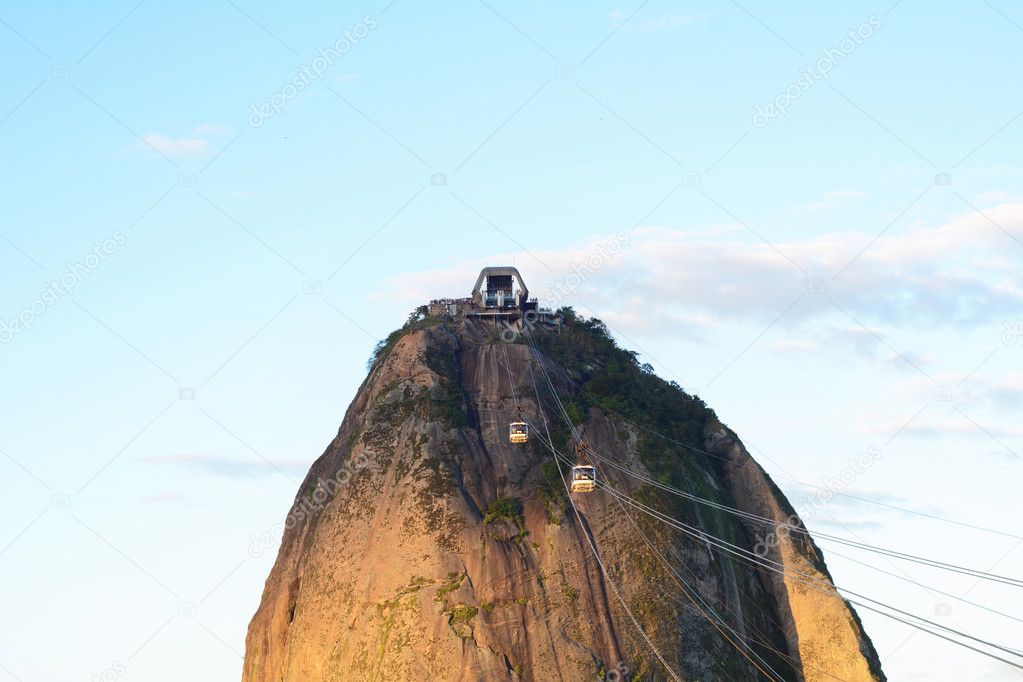 Sugar loaf mountain cable car.