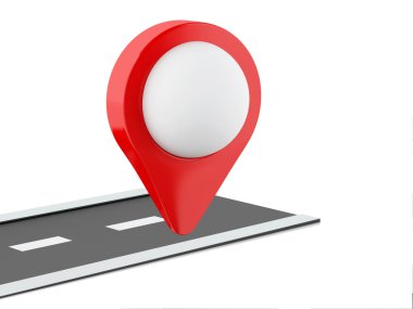 PIN işaretçisiyle 3D yol