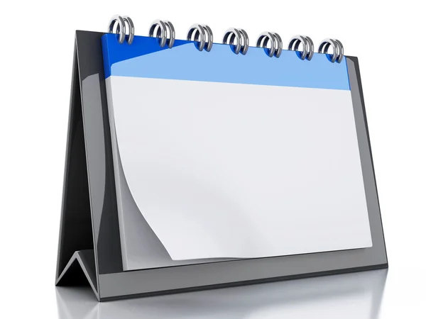 3d Blank calendar. — Stock Photo, Image