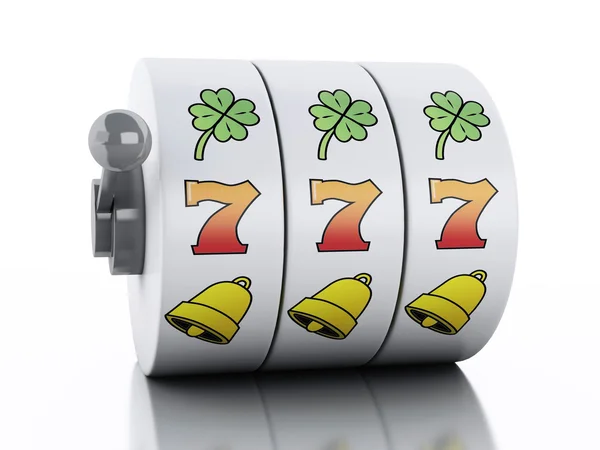 3D-slotmachine. Casino concept. — Stockfoto