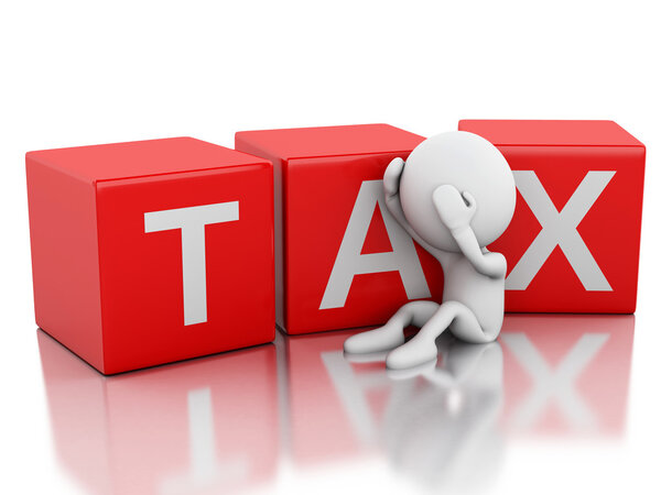 3d белые люди и красный налог
.