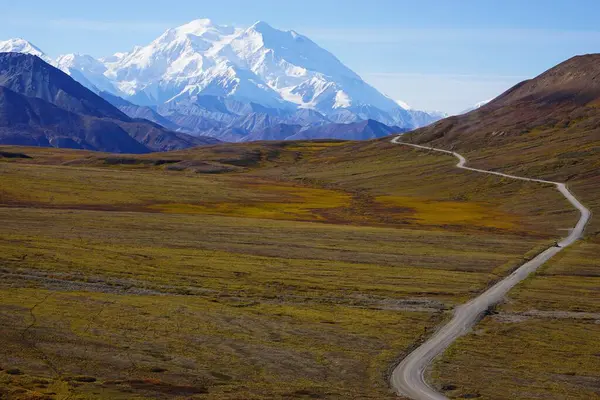 Schöne Aussicht Auf Den Mount Denali Alaska — Stockfoto