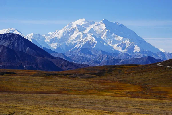 Vacker Utsikt Över Berget Denali Alaska — Stockfoto