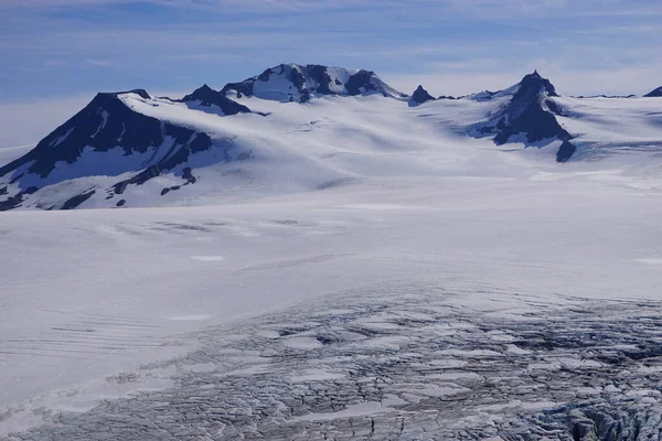 Schöne Aussicht Auf Den Exit Glacier Alaska Bei Sonnigem Tag — Stockfoto