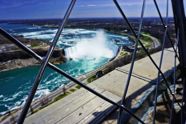 Vista Sobre Caída Herradura Las Cataratas Del Niágara Vistas Día — Foto de Stock