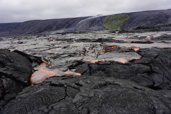 Caudal Lava Hawaii Big Island —  Fotos de Stock