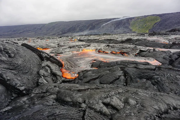 Caudal Lava Hawaii Big Island —  Fotos de Stock