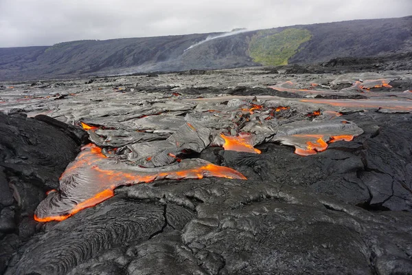 Caudal Lava Hawaii Big Island —  Fotos de Stock