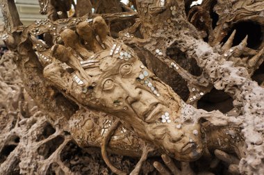 Wat Rong Khun Kuzey Tayland 'daki Chiang Rai' deki Beyaz Tapınak olarak bilinir.