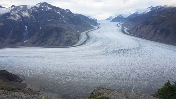 Glaciar Salmón Columbia Británica Costa Oeste Canadá — Foto de Stock