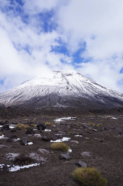 Volcan Ngauruhoe Dans Parc National Des Tongariro Nouvelle Zélande Île — Photo