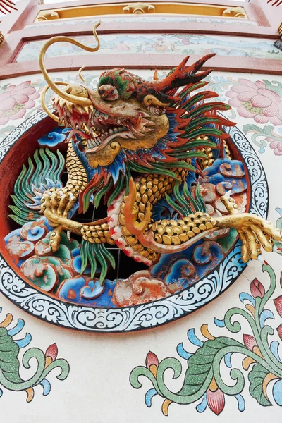 Chinese Dragon In Temple — Stock Photo, Image