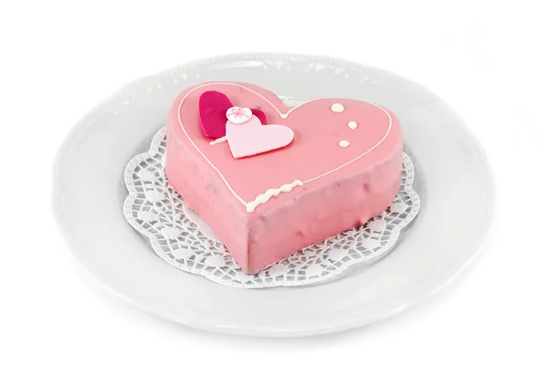 Heart shaped cake — Stock Photo, Image