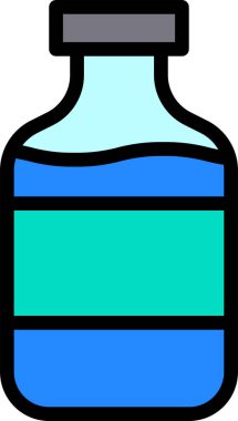 içki şişesi, vektör illüstrasyon 