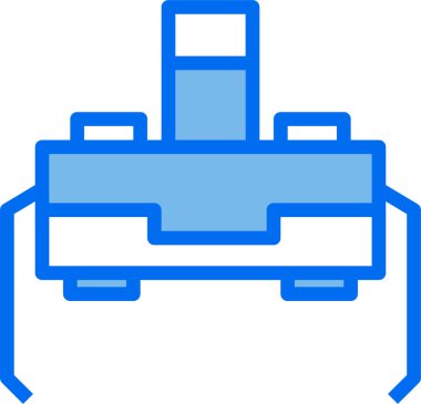 Elektronik şalterin vektör illüstrasyonu 
