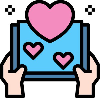 kitap simgesi vektör illüstrasyonu