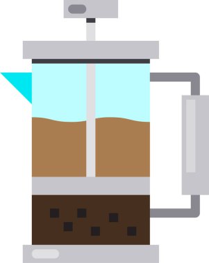 Fransızca Pres vektör simgesi.