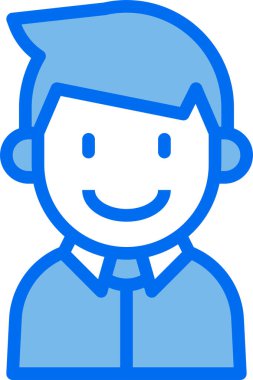 çocuk Avatar. çocuk vektör illüstrasyonu 