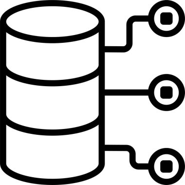veri teknolojisi yönetim kavramı, vektör illüstrasyonu