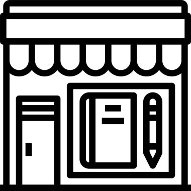 kitap simgesi vektör illüstrasyonu