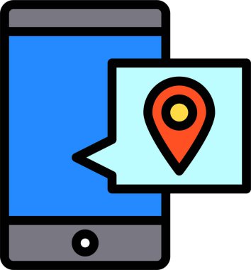 akıllı telefon simgesi vektör illüstrasyonu