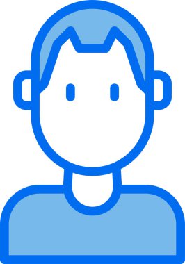 erkek avatar kişi tasarımı, vektör illüstrasyonu  